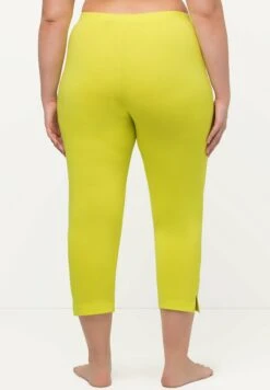 Ulla Popken GROSSE GRÖSSEN BIS 76 CAPRI KLASSISCHE 7/8 - Legginsy - Gelbgrün -Ulla Popken 00556d9952a94053af46707c19d06b75