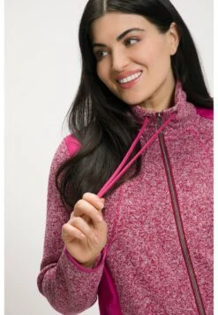 Ulla Popken Kurtka Z Polaru - Kaminrot -Ulla Popken 0100f45e19d64fd2b1578b9c701db29a