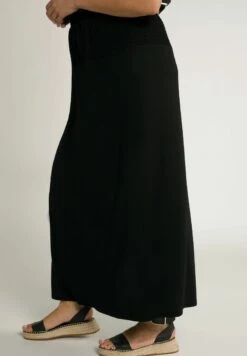 Ulla Popken Długa Spódnica - Black -Ulla Popken 016aec680cd8477caf9ae752760be7f5