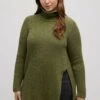 Ulla Popken TURTLENECK - Sweter - Moss Green