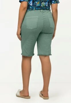 Ulla Popken Szorty - Licht Mosgroen -Ulla Popken 053737aa17e54d2380a2c6713559ff6d
