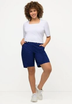 Ulla Popken Szorty - Indigo -Ulla Popken 0628387cd6e24f7799817517cd5ad85a