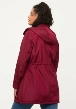 Ulla Popken Kurtka Przeciwdeszczowa - Karmijnrood -Ulla Popken 069aa5ba9f64477989cd75ca9706b0cf