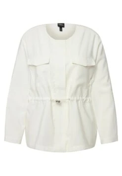 Ulla Popken Kurtka Wiosenna - Sneeuwwit -Ulla Popken 06a056aeb7624796928beae72c5a9906