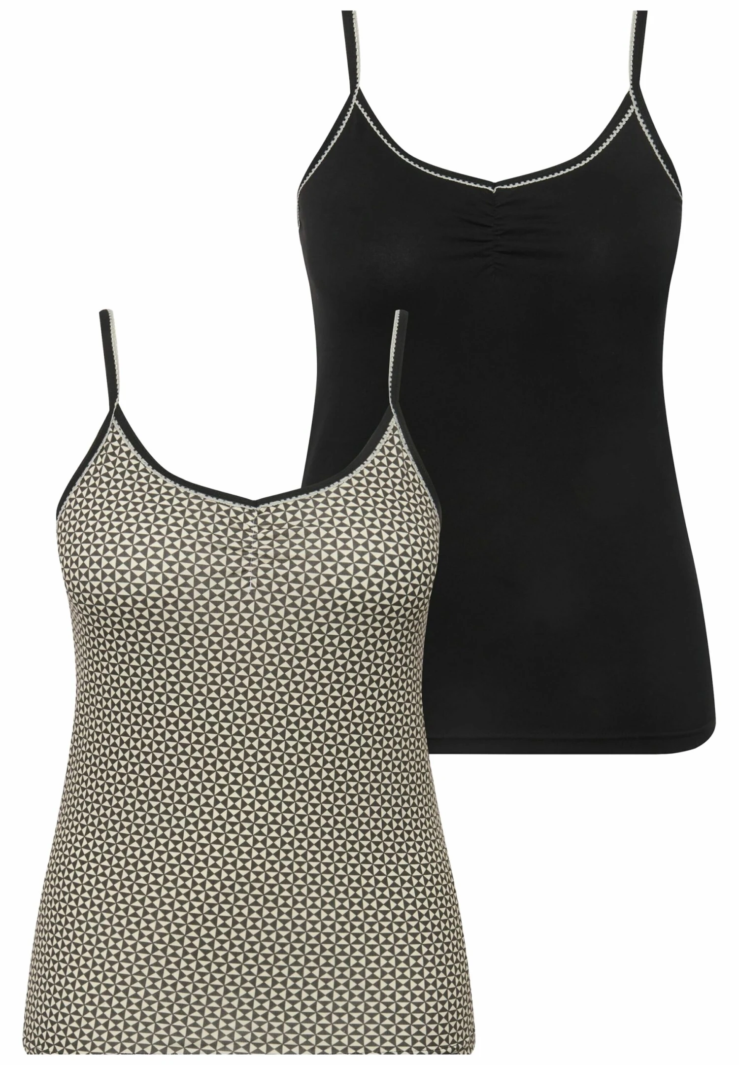 Ulla Popken 2ER-PACK - Podkoszulki - Schwarz 7 Ulla Popken 2ER-PACK - Podkoszulki - Schwarz - obrazek 5