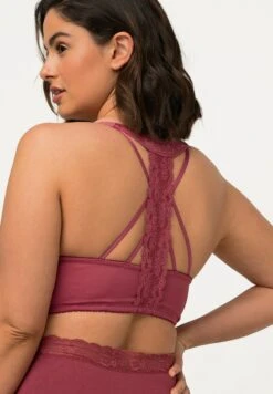 Ulla Popken Biustonosz Z Fiszbiną - Karmijn -Ulla Popken 077b9ba6737348dba2e060165dcfb828