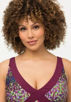 Ulla Popken Kostium Kąpielowy - Vin Rouge -Ulla Popken 0856ccdf9c2847aab5cd3bd6a2942239