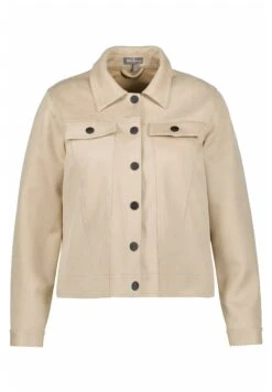 Ulla Popken Kurtka Ze Skóry Ekologicznej - Licht Champagne