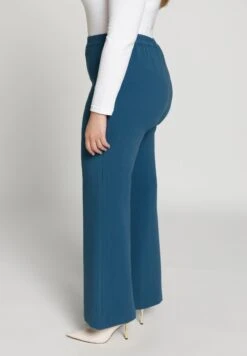 Ulla Popken Spodnie Materiałowe - Pétrole -Ulla Popken 0b76d585e249424cba4b0f8623d0758e