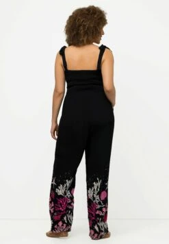 Ulla Popken Kombinezon - Black -Ulla Popken 0c45a655863940228f135d7b513406b4