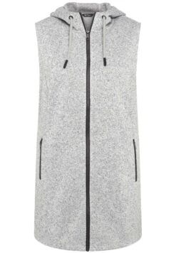 Ulla Popken Kardigan - Lichtgrijs Melange -Ulla Popken 0d4d02c0fe0241f7a19cdc7ca4a734a2