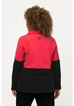 Ulla Popken Kurtka Z Polaru - Rouge Hibiscus -Ulla Popken 0e1403301e7744d9a88cd6e5d121055e