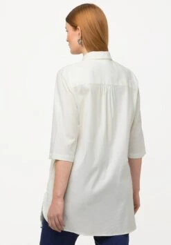 Ulla Popken COUPE ÉVASÉE, COL DE ET MANCHE - Koszula - Blanc Neige -Ulla Popken 0e88c15b81024944b910b0a3d6d557e8