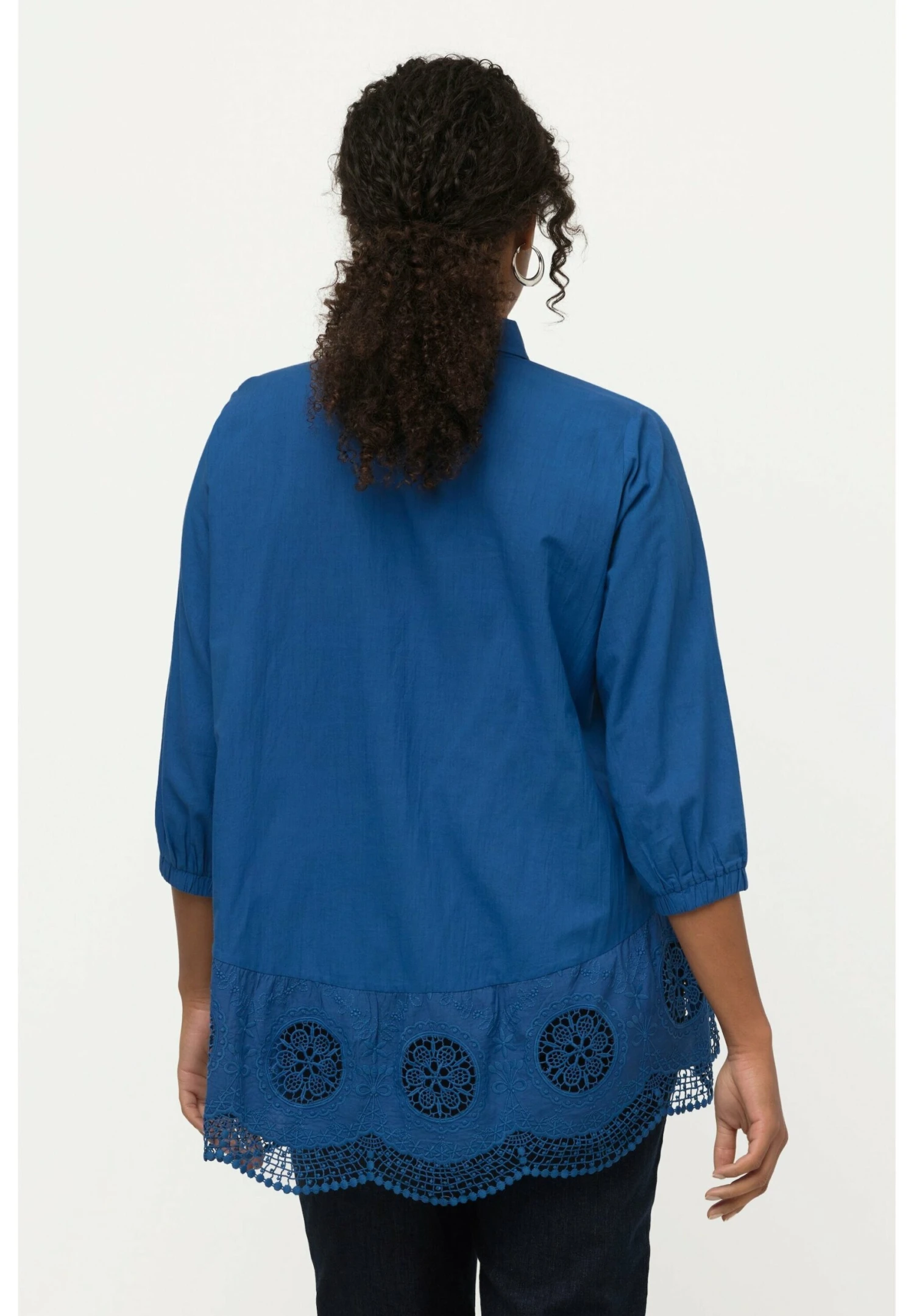 Ulla Popken Koszula - Grey Blue 4 Ulla Popken Koszula - Grey Blue - obrazek 2