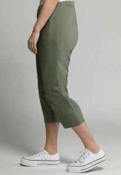 Ulla Popken Spodnie Materiałowe - Loden Green -Ulla Popken 120dd58c90134c5daa1dfb5ef52f2da7