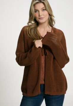 Ulla Popken Kardigan - Tabac -Ulla Popken 136b0df1982e495d989ec78defdfaa45