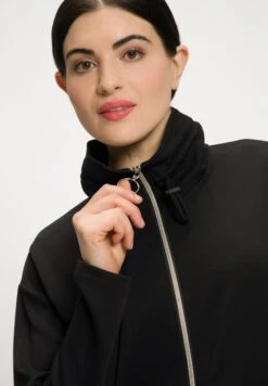Ulla Popken OVERSIZED LANGE MOUWEN - Bluza Rozpinana - Zwart -Ulla Popken 138f8b1ff2fd4cf789ebb8b06de11d4a