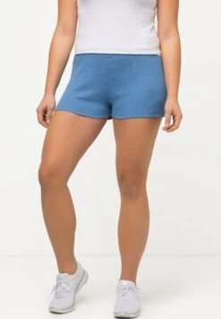 Ulla Popken RADLER SLIM ELASTIKBUND BIO - Szorty - Helle Kornblume