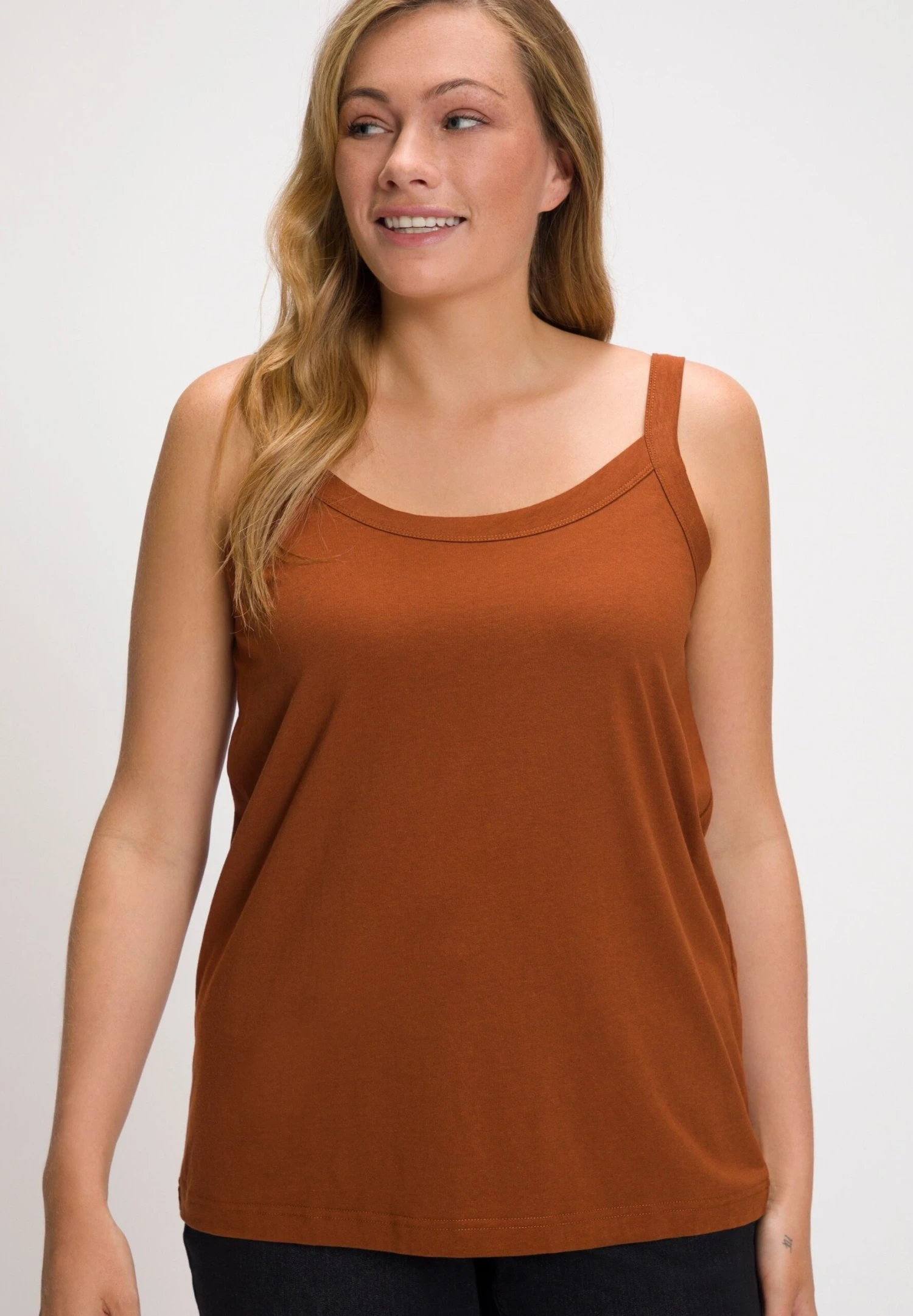 Ulla Popken Podkoszulki - Tabak 3 Ulla Popken Podkoszulki - Tabak