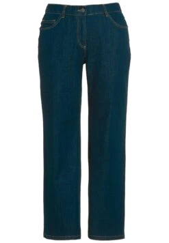 Ulla Popken Jeansy Dzwony - Dark Blue Denim -Ulla Popken 1620e4c5b1b04b8d8de411f8fcfaa20f