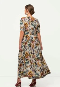 Ulla Popken Długa Sukienka - Lilas Couvert -Ulla Popken 16358c8ed3754bfc9cd0ae5822d29673