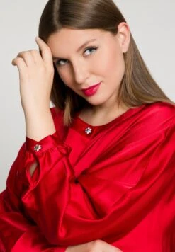 Ulla Popken OVERSIZED - Koszula - Baksteenrood -Ulla Popken 16d0b3f5049f4fb195207ba6afa7410b