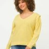 Ulla Popken Sweter - Jaune Citron -Ulla Popken 170ece3144b341b99c6f2f2d0be1bf73