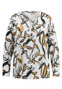 Ulla Popken BEDRUCKT, BIESEN, A-LINIE, RUNDHALS, LANGARM - Bluzka - Offwhite -Ulla Popken 174a82a417534062bf9eb57e1913754a