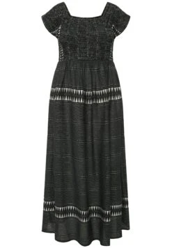 Ulla Popken Długa Sukienka - Black -Ulla Popken 176e4b6db40a4406b7fd045d5f001a3b