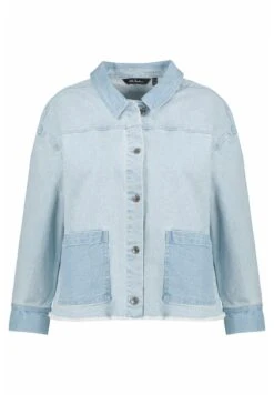 Ulla Popken Kurtka Jeansowa - Light Blue -Ulla Popken 190bd2cdfcdc41c68e409121408bb5d0