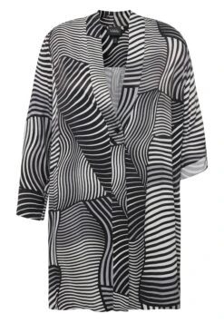 Ulla Popken Kurtka Wiosenna - Black -Ulla Popken 19dd2c92dcb34e62b3ffe769a3babea4