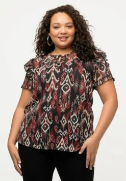 Ulla Popken Bluzka - Zwart -Ulla Popken 1a5e66930c2e4c7a963d245033d9e3cb