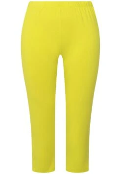 Ulla Popken GROSSE GRÖSSEN BIS 76 CAPRI KLASSISCHE 7/8 - Legginsy - Gelbgrün -Ulla Popken 1b1a573d05374c789103a3ef5f9da18a