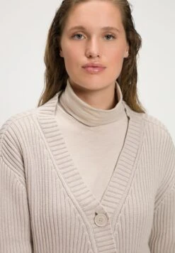 Ulla Popken Kardigan - Crème -Ulla Popken 1b31c53c11d34ef8a43a745b3519a733