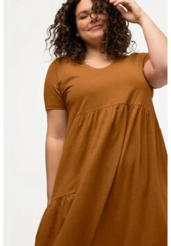 Ulla Popken Sukienka Z Dżerseju - Noisette -Ulla Popken 1b730610a69b4e7d8803de28eabb6c18