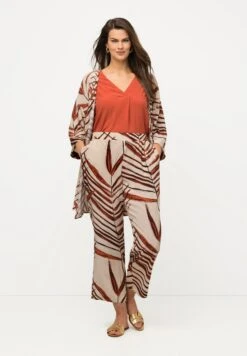 Ulla Popken Spodnie Materiałowe - Terre Cuite -Ulla Popken 1c0e03e1c0ea44c1be2cad1b2b729537