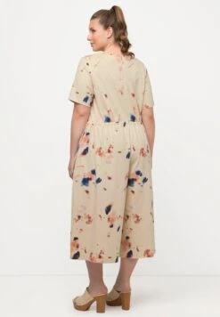 Ulla Popken Longueur 7/8 Col En V - Kombinezon - Pop Corn -Ulla Popken 1c2e9a965df14151aa56eec7552d0ec1