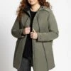 Ulla Popken Parka - Gris Olive -Ulla Popken 1cbf27674e41419f8862c702a31fec7c