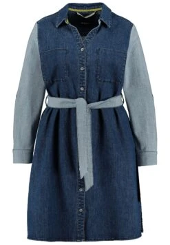 Ulla Popken Sukienka Jeansowa - Watervalblauw -Ulla Popken 1d125c34e3784e64ba2ee839db2a266d