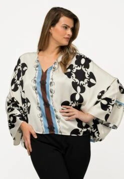 Ulla Popken À COL EN V ET MANCHES 3/4, IMPRIMÉ GRAPHIQUE - Bluzka - Blanc Cassé 9 Ulla Popken À COL EN V ET MANCHES 3/4, IMPRIMÉ GRAPHIQUE - Bluzka - Blanc Cassé -Ulla Popken 20368e57f16745e2ba95136f81028c1d