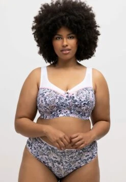 Ulla Popken ROSE - Stanik Sportowy Z Lekkim Wsparciem - Off White