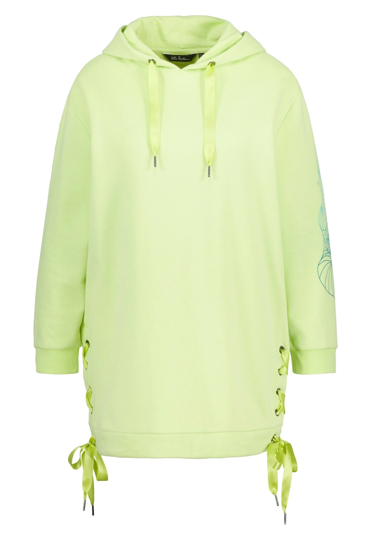Ulla Popken LONGLINE LANGE MOUWEN - Bluza - Lichtgroen 7 Ulla Popken LONGLINE LANGE MOUWEN - Bluza - Lichtgroen - obrazek 5