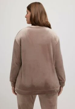 Ulla Popken Koszulka Do Spania - Taupe -Ulla Popken 227092b857ec49e19383a4591243a344