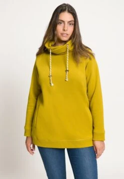 Ulla Popken Bluza - Dark Mustard Yellow