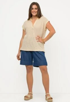 Ulla Popken LOCHS HALBARM - Koszulka Polo - Popcorn 8 Ulla Popken LOCHS HALBARM - Koszulka Polo - Popcorn -Ulla Popken 230e254fc7ce45eaadf5a24dff886620