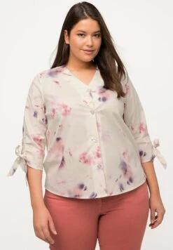 Ulla Popken V-AUSSCHNITT, 3/4-ARM, - Koszula - Popcorn