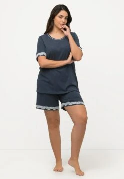 Ulla Popken Piżama - Night Blue -Ulla Popken 2359f1de1ec148eea09c1df11f1693cb