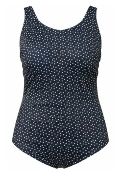 Ulla Popken DOUBLURE TRÈS SOUPLE FRONCES SUR LES CÔTÉS - Kostium Kąpielowy - Marine -Ulla Popken 250185a4e489470aaa53e1f8a2f3608e