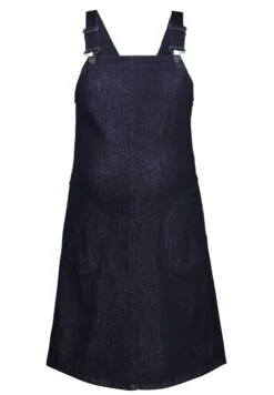 Ulla Popken Sukienka Jeansowa - Dark Blue Denim -Ulla Popken 2509635b0cb24eae9e2b2ebe56a48ca6