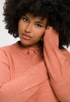 Ulla Popken LANGARM - Sweter - Rosequartz -Ulla Popken 2536b64d3d864f93a85730873095630f